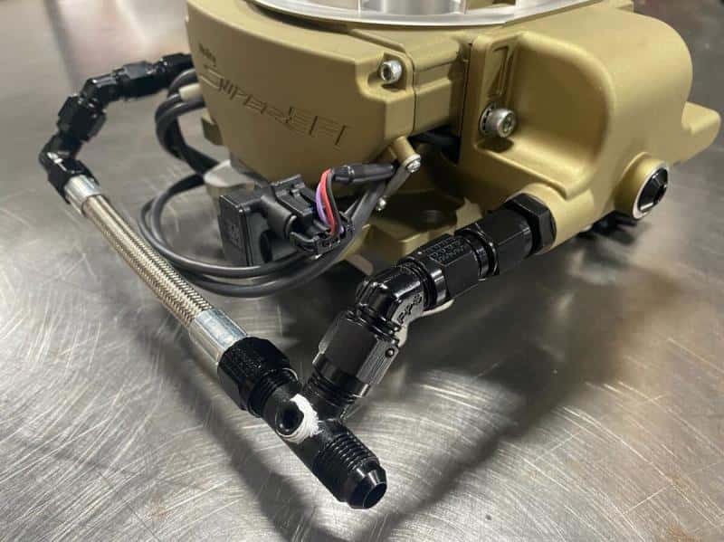 Fragola — Fragola 6AN Holly Sniper Q-Jet EFI Feed Line Kit - Stainless Hose - view 2
