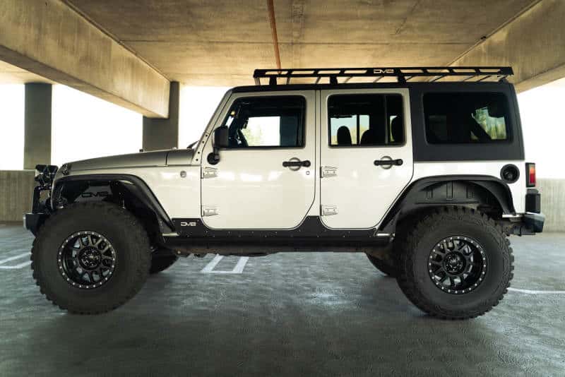 DV8 Offroad — DV8 Offroad 07-18 Jeep Wrangler JK Slim Fender Flares
Jeep Fender Flares - view 4