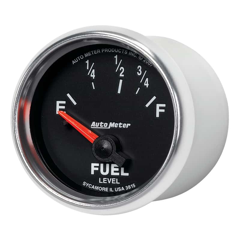 AutoMeter — AutoMeter Gauge Fuel Level 2-1/16in. 73 Ohm(e) to 10 Ohm(f) Elec Gs
2-1/16" FUEL LEVEL, - view 8