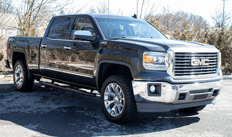Fishbone Offroad — Fishbone Offroad 07-18 Chevrolet Silverado 1500/2500/3500 Crew Cab Oval Side Steps - Black Textured - view 3