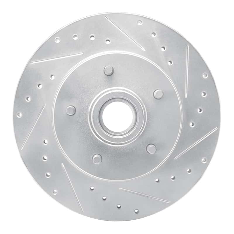 R1 Concepts — R1 1991-1996 Buick Roadmaster Front Right Drilled & Slotted Silver Brake Rotor
R1 Brake Rotor Drill - view 1