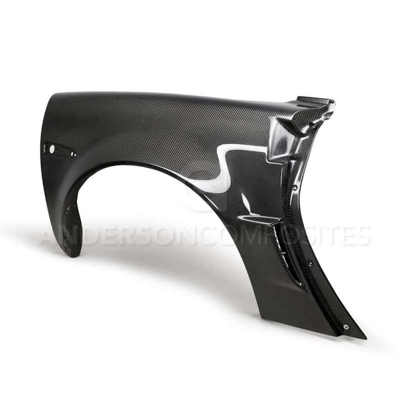 Anderson Composites — Anderson Composites 05-13 Chevrolet Corvette C6 Type-ZR1 Carbon Fiber Rear Fenders - view 4