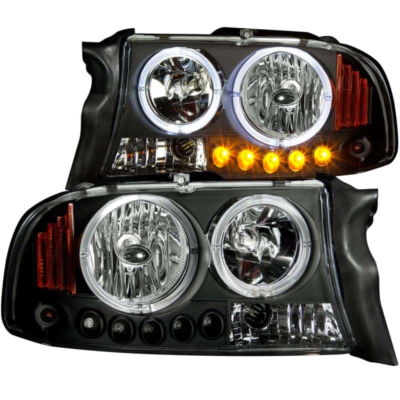 ANZO — ANZO 1997-2004 Dodge Dakota Projector Headlights w/ Halo Black 1 pc
Head Light Set
HdLtSet - view 1