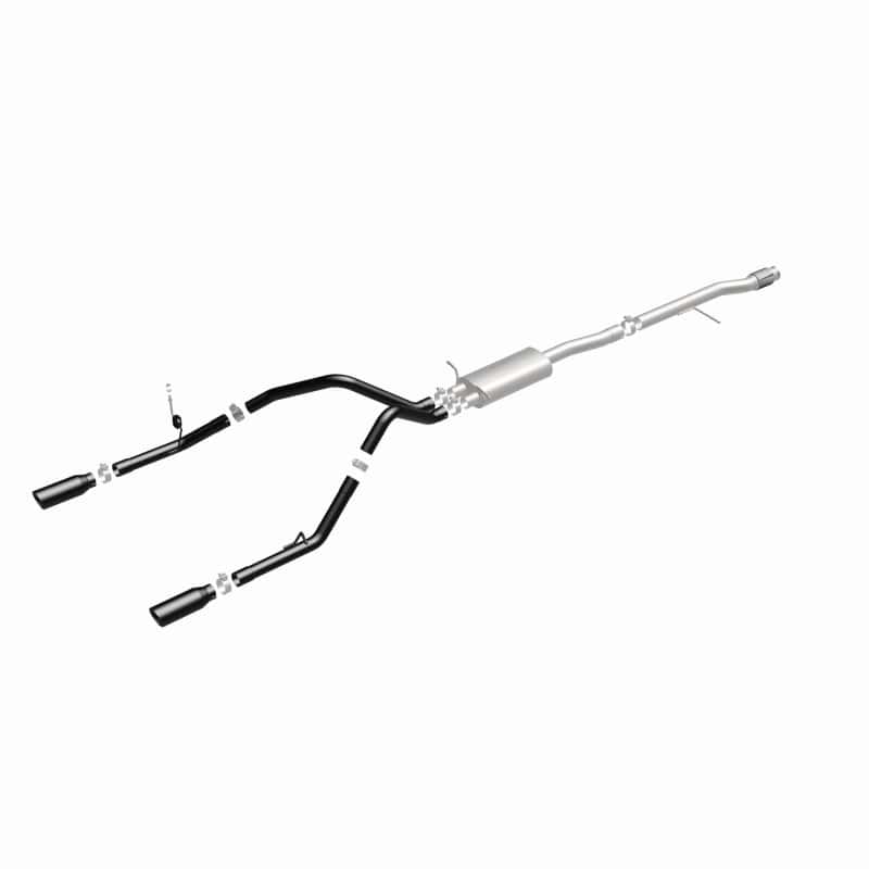 Magnaflow — MagnaFlow SYS Cat-Back 4in Black Dual Split Rear Tips 14-15 Chevy Silverado/GMC Sierra 4.3L-5.3L
Cat-Back - view 3