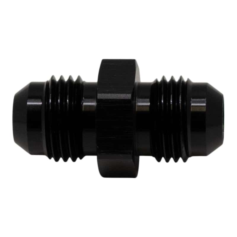 DeatschWerks — DeatschWerks 6AN Male Flare to 6AN Male Flare Coupler - Anodized Matte Black
Lines & Fittings - view 1