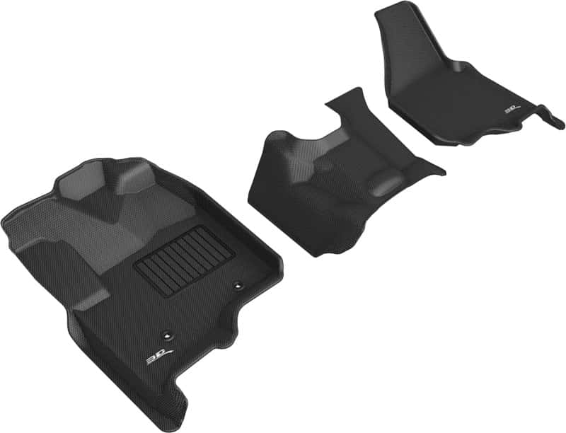 3D MAXpider — 3D MAXpider 12-16 Ford F-250 350 450 Bench Seat No Floor Shift Kagu 1st Row Floormats - Black
Floor Mat Set - view 1