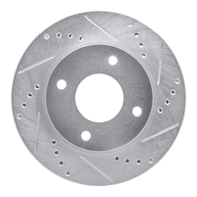 R1 Concepts — R1 07-17 Nissan TIIDA (Mexico) Front Right Drilled & Slotted Silver Brake Rotor
R1 Brake Rotor Drill - view 1