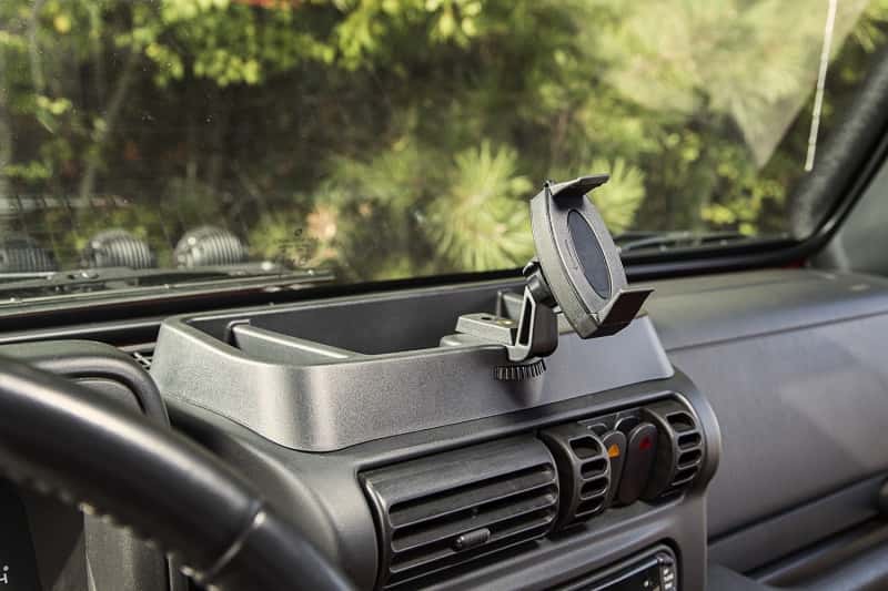 Rugged Ridge — Rugged Ridge Dash Multi-Mount W/Phone Holder 97-06 Jeep Wrangler
Dash Board Pocket
OFFROAD_INTERIOR - view 6