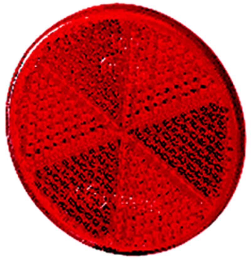 Hella — Hella REFLEX REFLECTOR RED 8RA
RE-REFL RND 2014 RED - view 1
