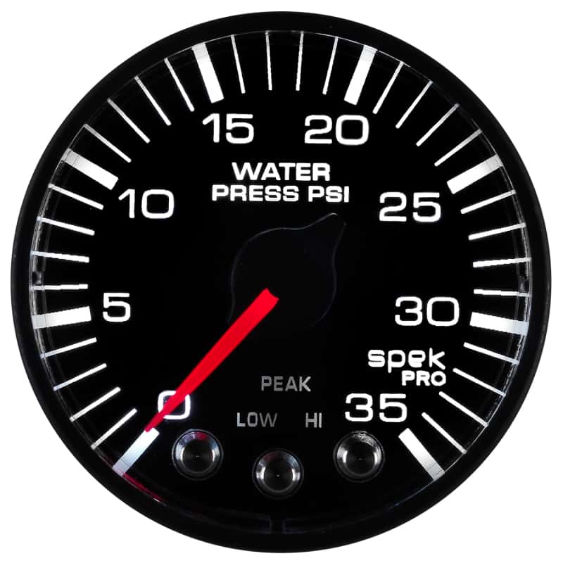 AutoMeter — Autometer Spek-Pro 52.4mm 0-35 PSI Digital Stepper Motor Water Pressure Gauge
GA 2" WP 35 BFB SPEK - view 13