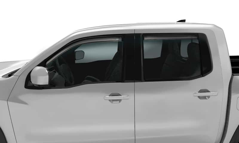AVS — AVS 2022 Nissan Frontier Crew Cab Ventvisor In-Channel Window Deflectors - 4pc - Smoke
IN-CHANNEL VENTVISOR
Side Window Vent - view 1