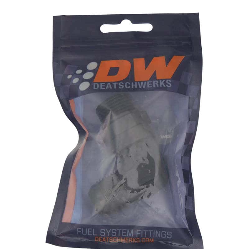 DeatschWerks — DeatschWerks 10AN ORB Male Swivel to 10AN Male Flare 90-Degree Fitting - Anodized Matte Black
Lines & Fittings - view 2