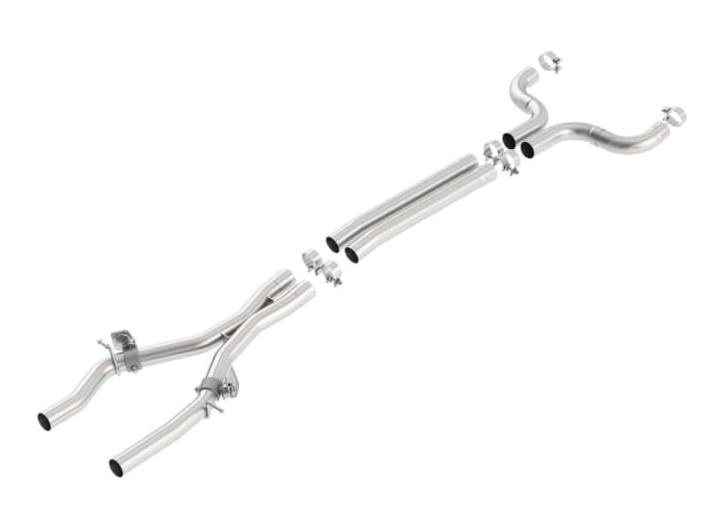 Borla — Borla 2016 Camaro SS 6.2L V8 X-Pipe w/ Mid Pipes w/ AFM Valves
X-Pipe - view 1