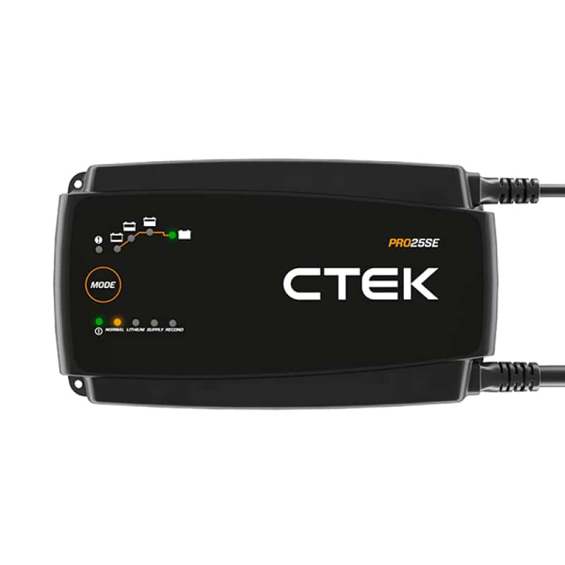 CTEK — CTEK PRO25SE Battery Charger - 50-60 Hz - 12V - 19.6ft Extended Charging Cable
ctek40-327 - view 2