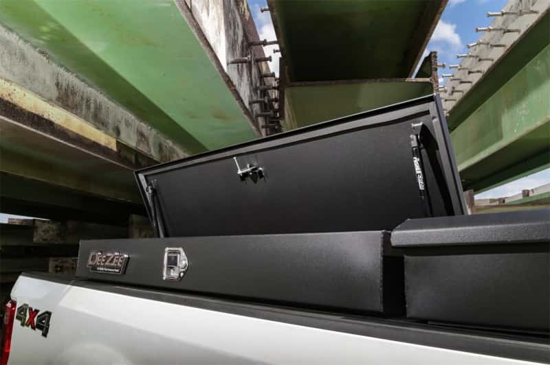 Dee Zee — Dee Zee Universal Tool Box - Hardware Side Mount - Black 48In
ToolBxTrkBedSideRail - view 7