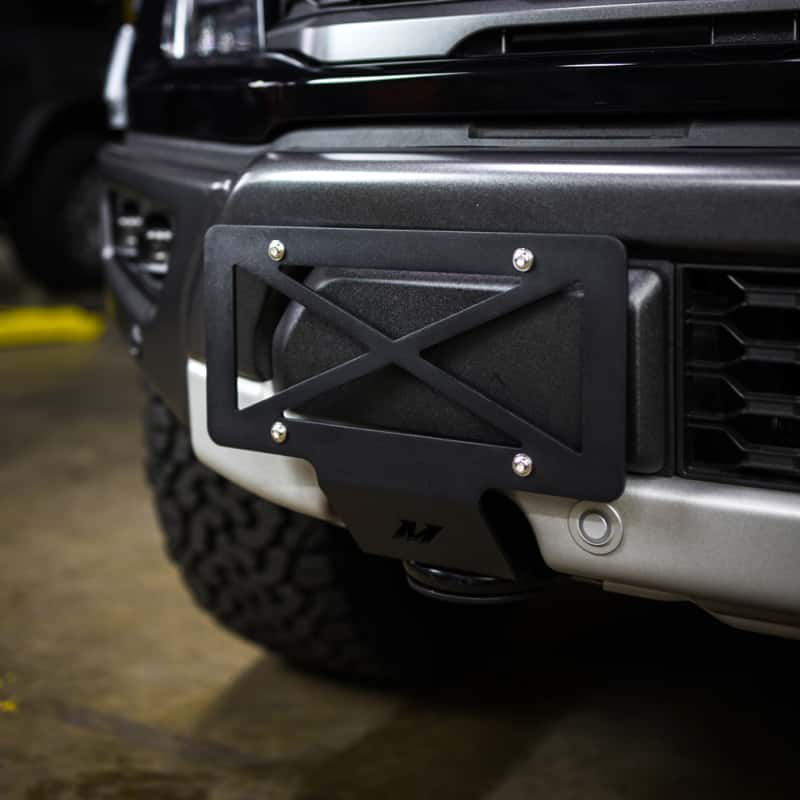 Mishimoto — Mishimoto 2015+ Ford F-150 Tow Hook License Plate Relocation Bracket
Plate Relocation Kit - view 4