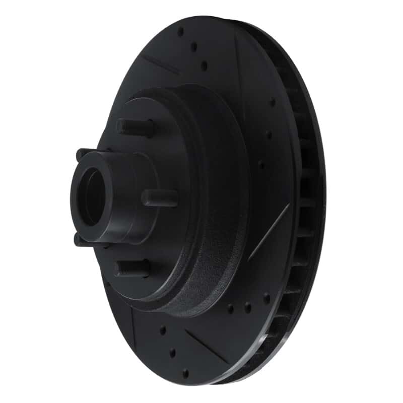 R1 Concepts — R1 70-72 Ford Country Squire Front Right Drilled & Slotted Black Brake Rotor
R1 Brake Rotor Drill - view 2