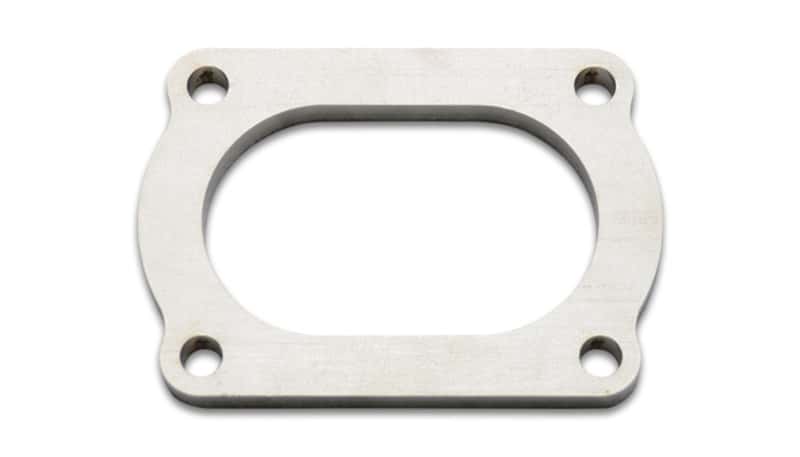 Vibrant — Vibrant T304 SS 4 Bolt Flange for 3in O.D. Oval tubing
3"OD4-BoltOvalFlange
3"SS4BoltOvalFlange - view 1