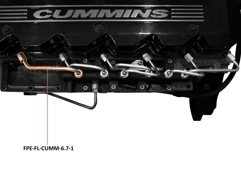 Fleece Performance — Fleece Performance 07.5-18 Dodge Ram 2500/3500 6.7L Cummins Fuel Injection Line (1)
Fuel Injector Line - view 3