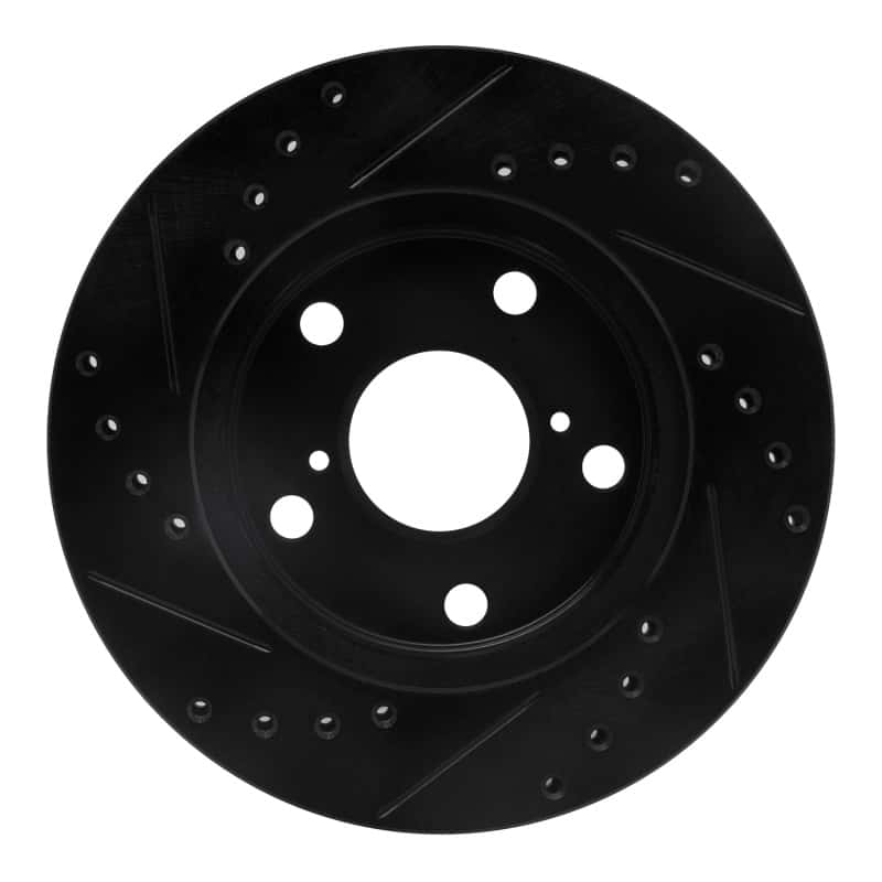 R1 Concepts — R1 91-95 Toyota MR2 Front Right Drilled & Slotted Black Brake Rotor
R1 Brake Rotor Drill - view 5