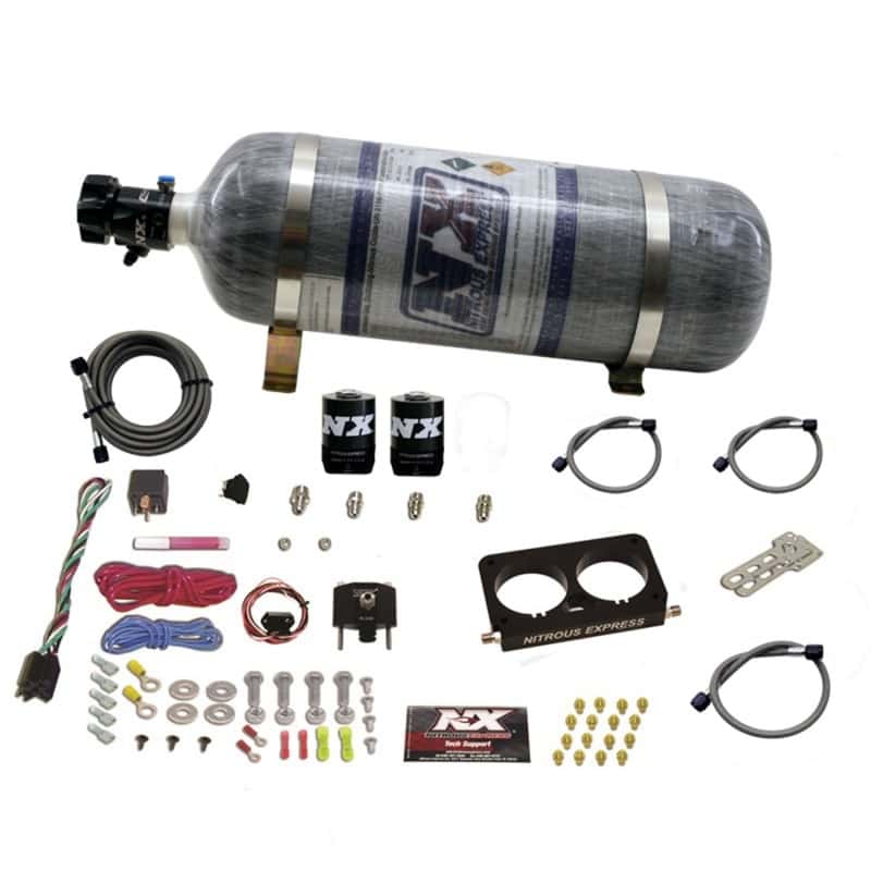 Nitrous Express — Nitrous Express 96-04 Ford Mustang Cobra 4 Valve (Stock TB) Nitrous Kit (50-300HP) w/Comp Bottle
Injection System Kit
N2OSys - view 1