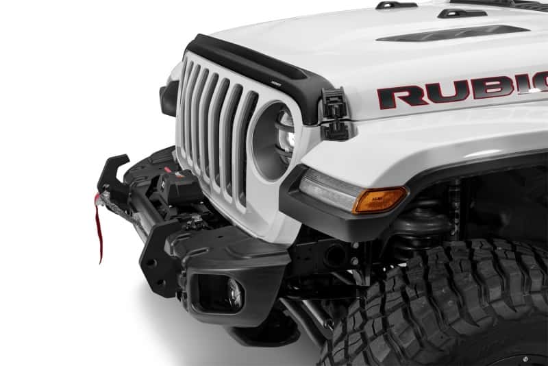 Husky Liners — Husky Liners 20-25 Jeep Gladiator / 18-25 Wrangler JL/JLU (Incl. 4xe) Aeroskin II - Tex. Blk
Hood Shields - view 1