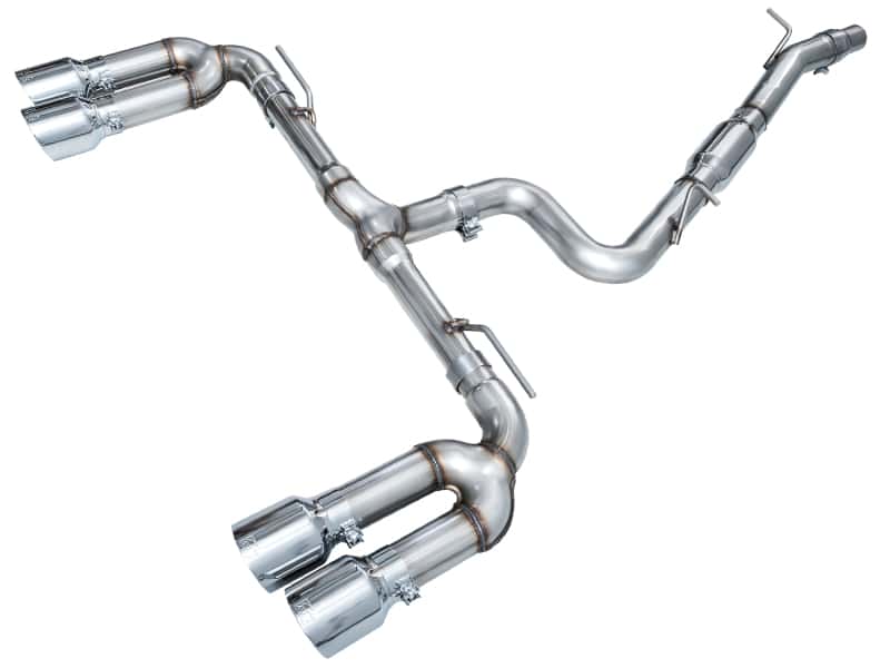 AWE Tuning — AWE 22-24 Audi 8Y S3 Track Edition Exhaust  - Chrome Silver Tips
Track Catback - view 1