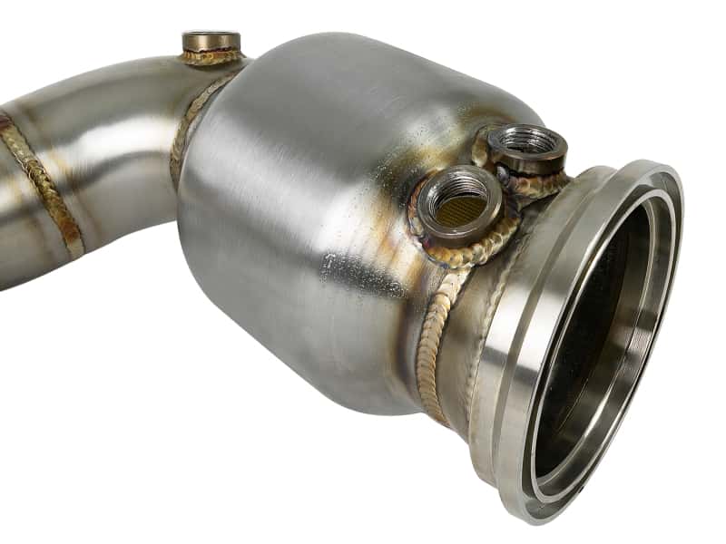 aFe — aFe Twisted Steel Street Series Down-Pipe 14-19 MINI Cooper S L4-2.0L (t)
Stainless Downpipe - view 3