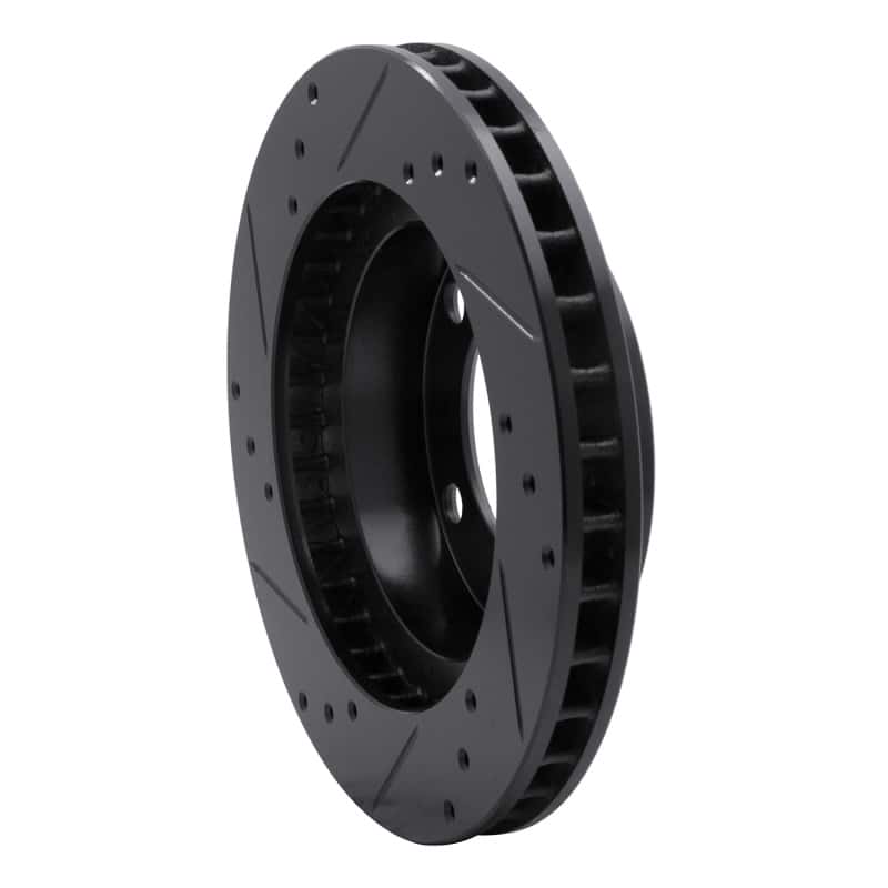 R1 Concepts — R1 76-93 Ford F-150 4WD Front Right Drilled & Slotted Black Brake Rotor
R1 Brake Rotor Drill - view 4