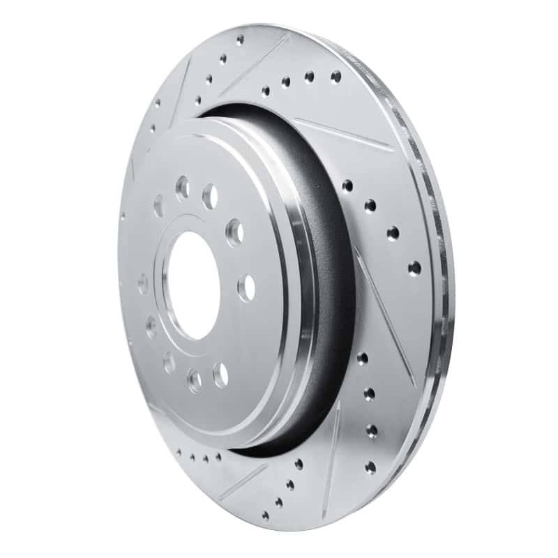 R1 Concepts — R1 21-25 Jeep Grand Wagoneer L Rear Left Drilled & Slotted Silver Brake Rotor - view 2