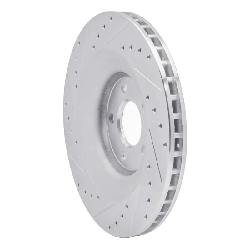 R1 Concepts — R1 08-14 Chrysler 200 Front Right Drilled & Slotted Silver Brake Rotor
R1 Brake Rotor Drill - view 4