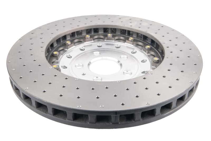 DBA — DBA 14-18 Audi RS7 Iron Rotors Front 5000 Series Drilled & Slotted Rotor w/Silver Hat
Brake Rotor - view 2