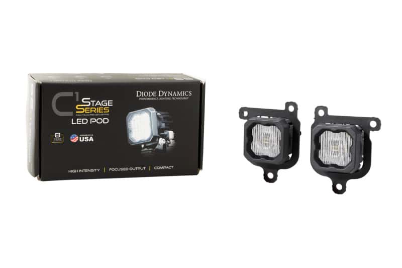 Diode Dynamics — Diode Dynamics SSC1 Type FBS LED Fog Light Kit - Yellow SAE Fog - view 4