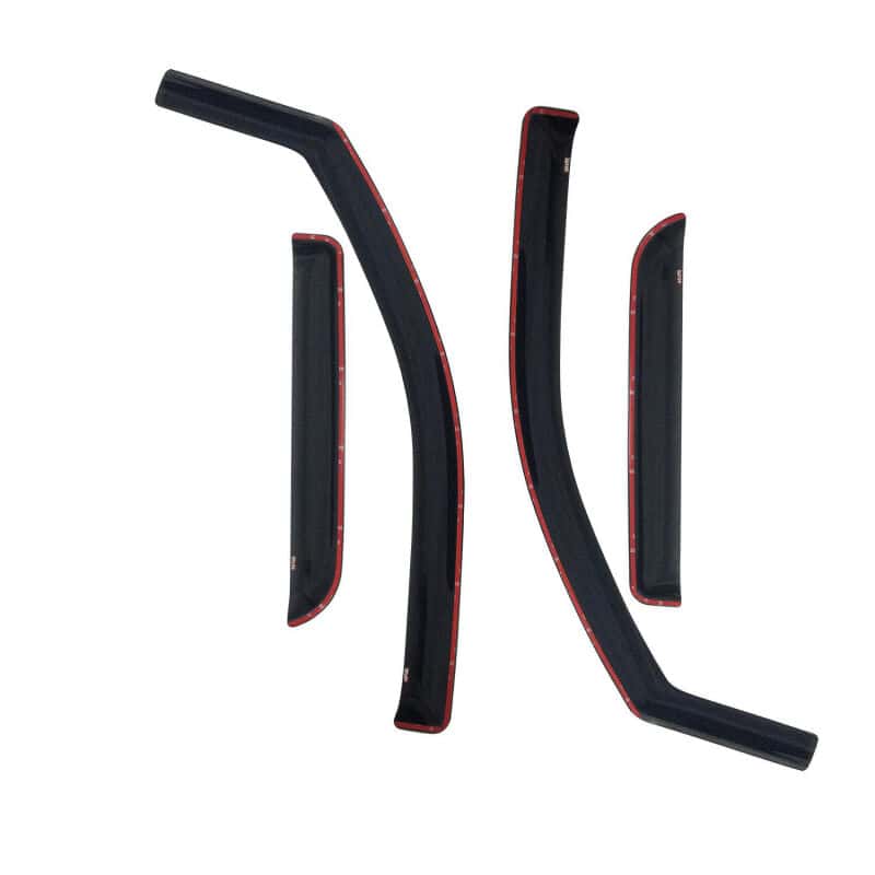 Westin — Westin 2009-2018 Dodge/Ram Quad Cab In-Channel Wind Deflector 4pc - Smoke
Side Window Vent - view 1