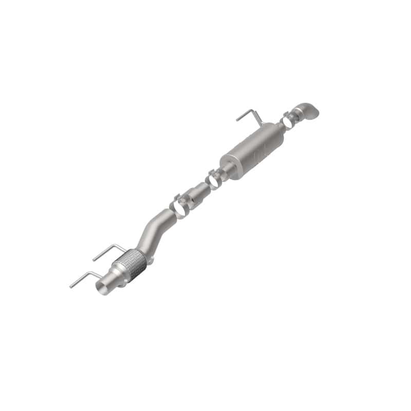 Magnaflow — MagnaFlow Cat-Back, SS, 2.5/3in, Turn Down In Front Rear Tire 2015 Ford F150 2.7L V6T Ext Cab
Cat-Back - view 13