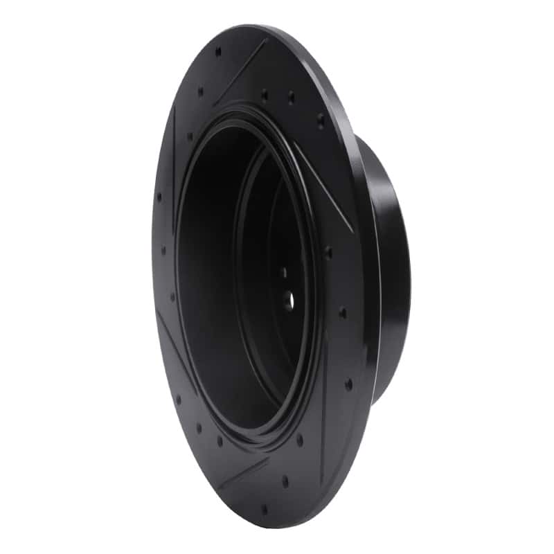 R1 Concepts — R1 01-03 Acura CL Rear Right Drilled & Slotted Black Brake Rotor
R1 Brake Rotor Drill - view 4