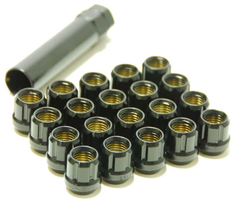 Wheel Mate — Wheel Mate Muteki Open End Lug Nuts - Deep Black 12x1.25 - view 1