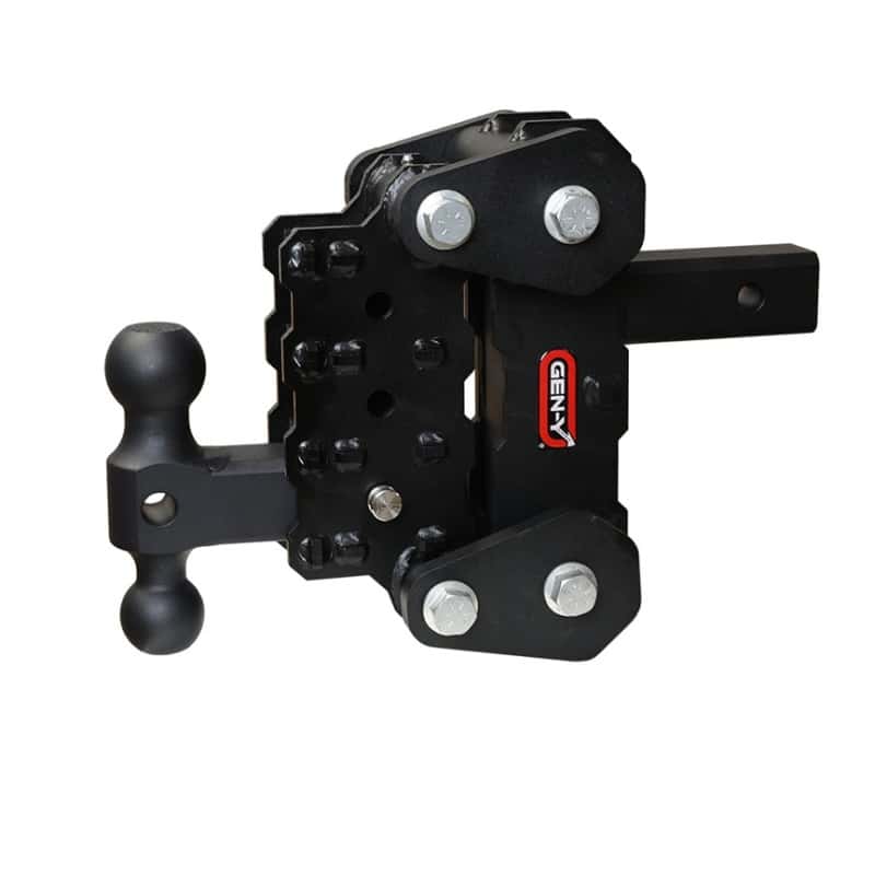 GEN-Y Hitch — Gen-Y Phantom-XT 2in Solid Shank 4.25in Drop 1K TW 10K Hitch w/GH-031 Dual-Ball Mount
Drop Hitch - view 1