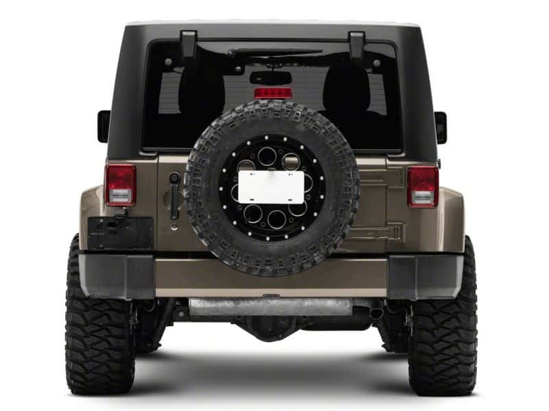 Raxiom — Raxiom 07-18 Jeep Wrangler JK Axial Series License Plate Bracket w/ LED Brake Light
Mount - view 9