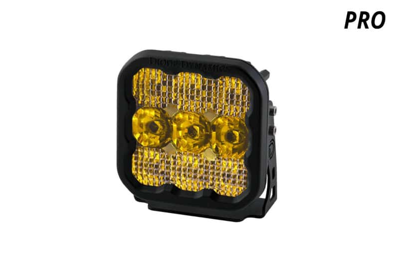 Diode Dynamics — Diode Dynamics SS5 LED Pod Pro - Yellow Combo (Single) - view 2