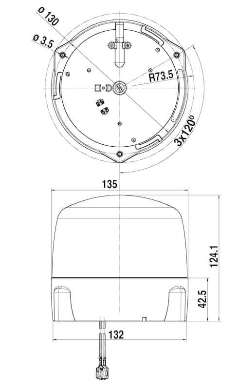 Hella — Hella Led Lamp 12/24V Amber Fix Mounting 2Rl
LED LAMP AMB FIX MT - view 8