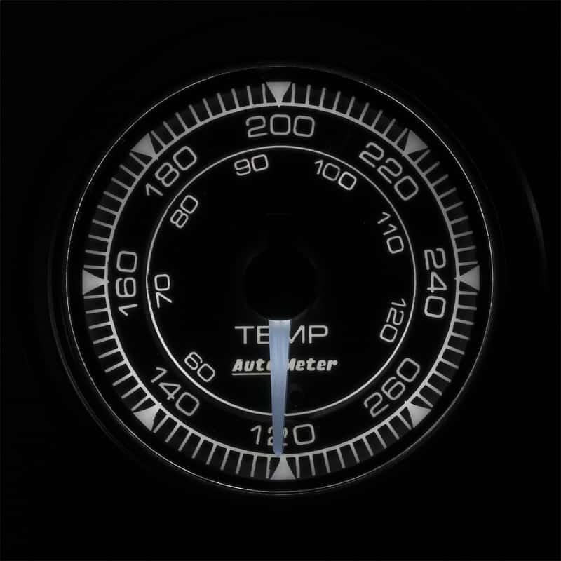 AutoMeter — Autometer Chrono 2-1/16in 120-280 Degree Temperature Gauge
GA 2" TEMP 280F S CH - view 5