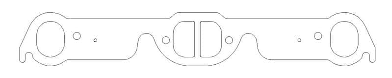 Cometic Gasket — Cometic Pontiac 326/350/389/400/421/428/455 V8 .030in MLS Exhaust Manifold Gasket Set
Exhaust Gasket Set - view 1