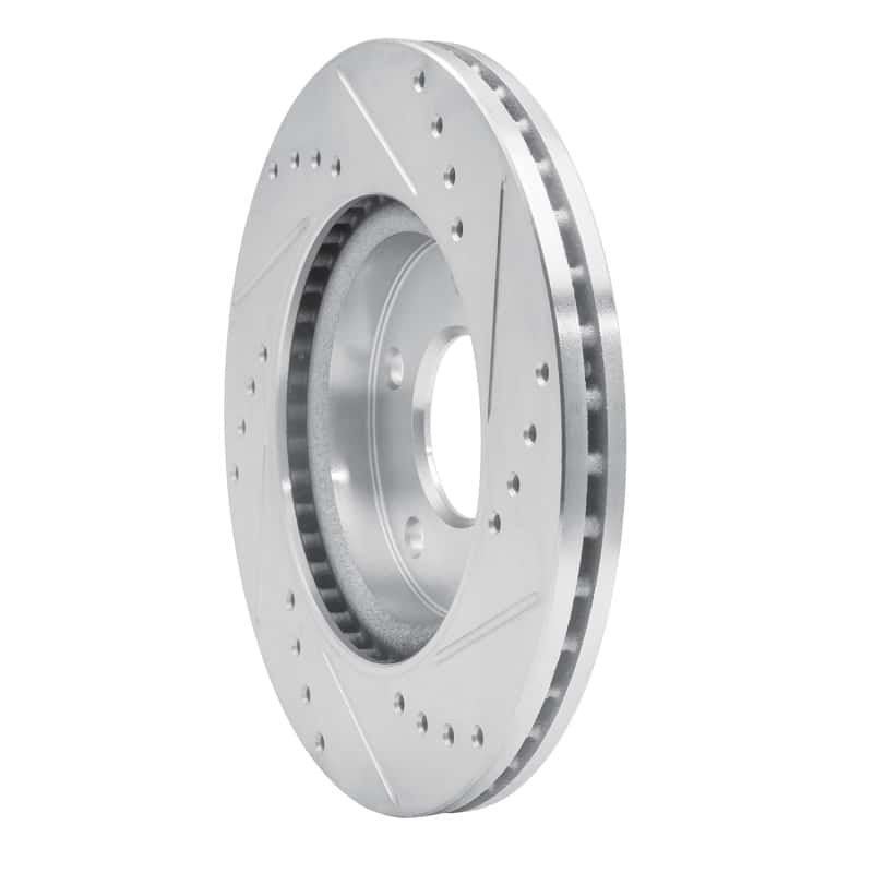 R1 Concepts — R1 13-19 Nissan SENTRA Front Left Drilled & Slotted Silver Brake Rotor
R1 Brake Rotor Drill - view 4