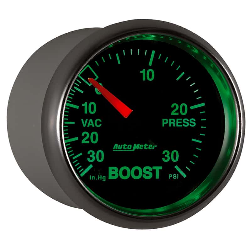 AutoMeter — Autometer GS 52mm 30 In Hg.-Vac/30 PSI Mechanical Vacuum/Boost Gauge
2-1/16" BOOST-VAC, 3 - view 10
