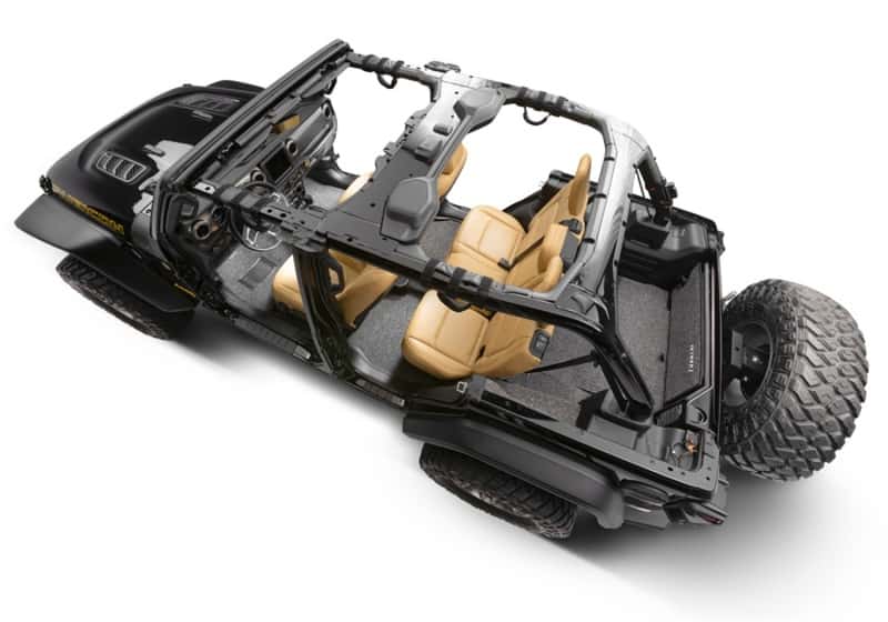 BedRug — BedRug 2018+ Jeep JL 2Dr Front 2 Pc Floor Kit (Incl Heat Shields)
JBR 18+JL 2DR FNT - view 5