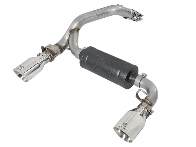 aFe — aFe Takeda 3in 304 SS Axle-Back Exhaust System w/ Polished Tip 16-18 Ford Focus RS 2.3L (t)
Axle-Back Exhaust - view 1