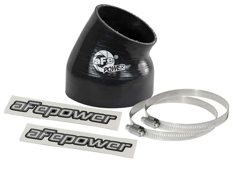 aFe — aFe Magnum FORCE Silicone Replacement Coupling Kit 4in ID x 30 Deg. Elbow Coupler - Black
Intake Coupling Kit - view 1