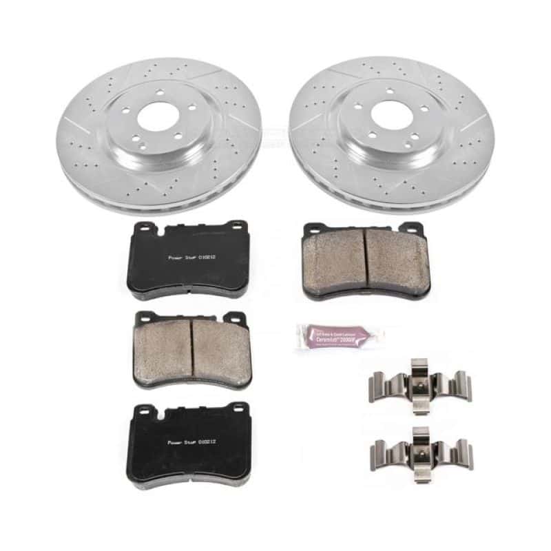 PowerStop — Power Stop 06-08 Mercedes-Benz SLK280 Front Z23 Evolution Sport Brake Kit - view 1
