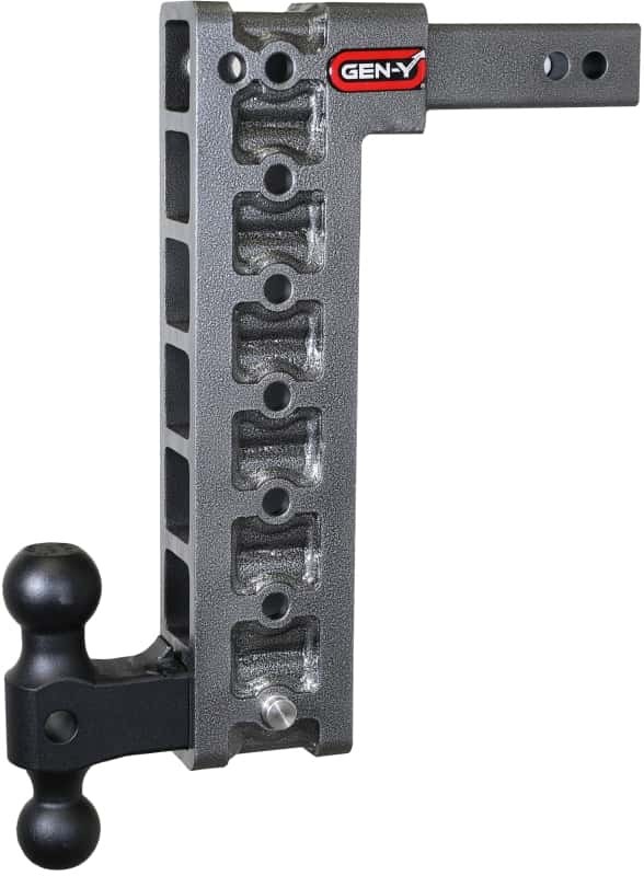 GEN-Y Hitch — Gen-Y Mega Duty 2in Shank 15in Drop 2K TW 16K Hitch w/GH-051 Dual-Ball/GH-0100 Stabilizer Kit
Drop Hitch - view 3